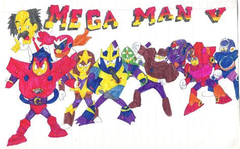 Mega Man 5 - Boss Gallery by LuminousSpecter on DeviantArt