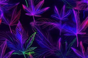 Premium Photo | Seamless pattern with cannabis marijuana leaves ...