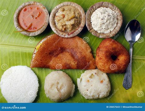 Masala Dosa, Idly, Vada, Chutney, Upma and Sambar Stock Image - Image of mint, rice: 20657643