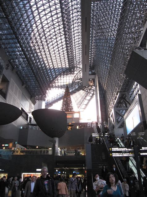 Asisbiz Kyoto Central Train station internal architecture Kansai Japan ...