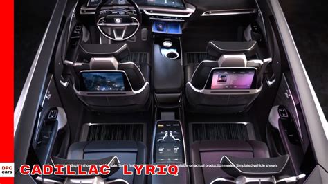 Electric Cadillac Lyriq SUV Interior Cabin - YouTube