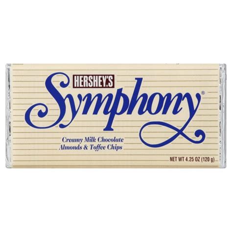 Hershey's Symphony Bar Milk Chocolate with Almonds & Toffee Chips