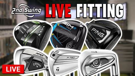 2nd Swing LIVE Golf Club Fitting - YouTube