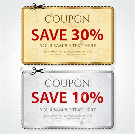 43+ Printable Coupon Design Templates to Download | Sample Templates