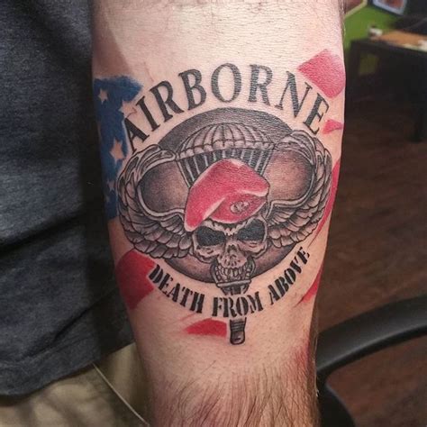 US Airborne Forearm Tattoo | Veteran Ink