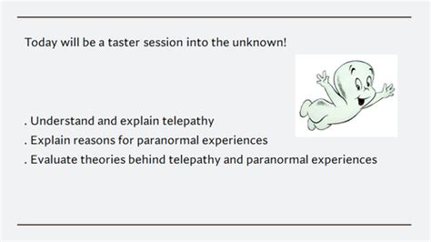 Paranormal Psychology | Teaching Resources