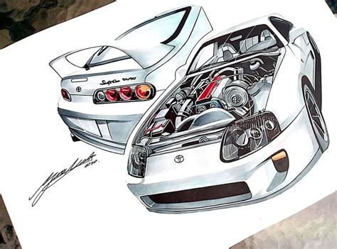 colector Este limba engleză stricată how to draw a toyota supra mk4 with a creion Catâr face ...