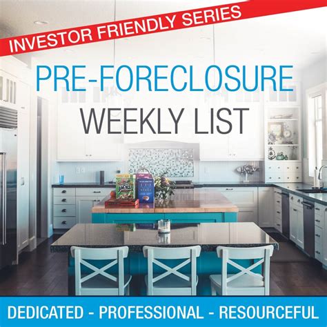 Seattle’s Investor Friendly Title Company – Pre-Foreclosure List