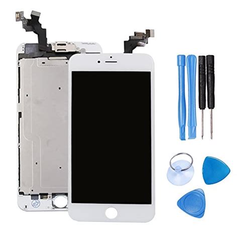 Ibaye Screen Replacement for iPhone 6 plus White 5.5 Inch LCD Display Touch Digitizer Full ...