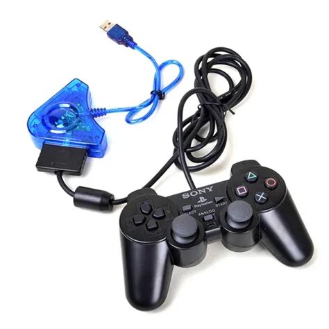 Adapter for PS1 / PS2 Playstation 1 2 To PC USB Game 2 Controller ...