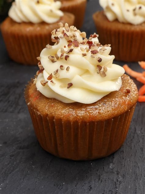 Easy Carrot Cake Cupcakes- Moist, Fluffy