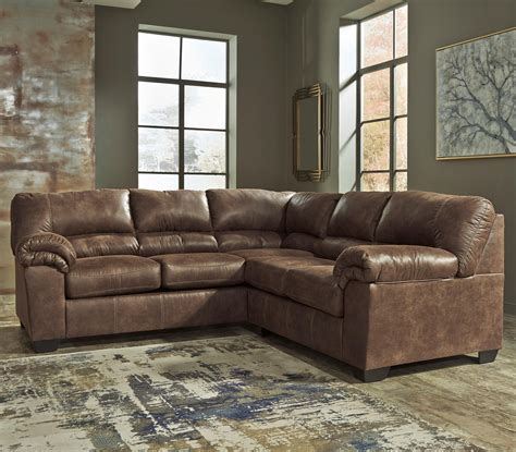 Signature Design by Ashley Bladen Two-Piece Faux Leather Sectional ...