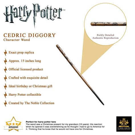 Cedric Diggory Character Wand - Figuristi Store