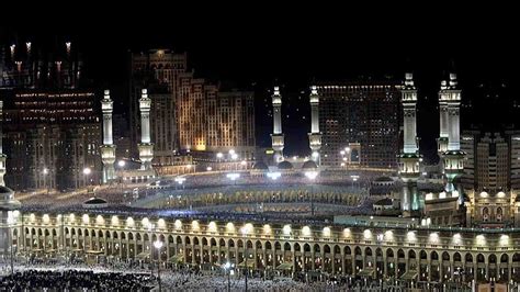 Mecca At Night Wallpaper Hd