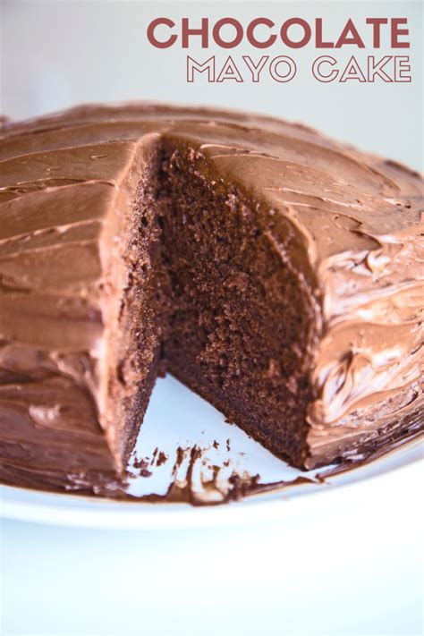 Super Moist Chocolate Mayo Cake Recipe | Mom Spark - Mom Blogger