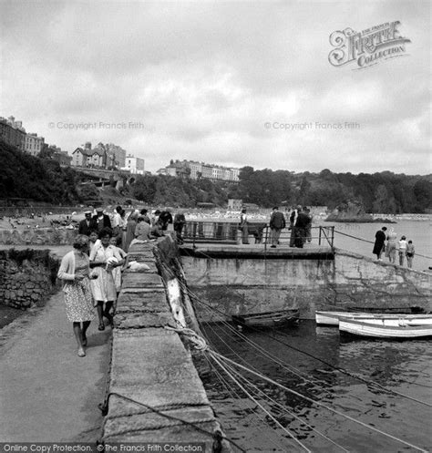 Tenby, The Harbour Wall 1950. From The Francis Frith Collection, a ...