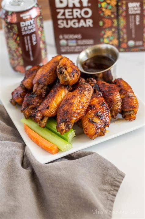 Instant Pot Chicken Wings with Sticky Cola Sauce - This Vivacious Life