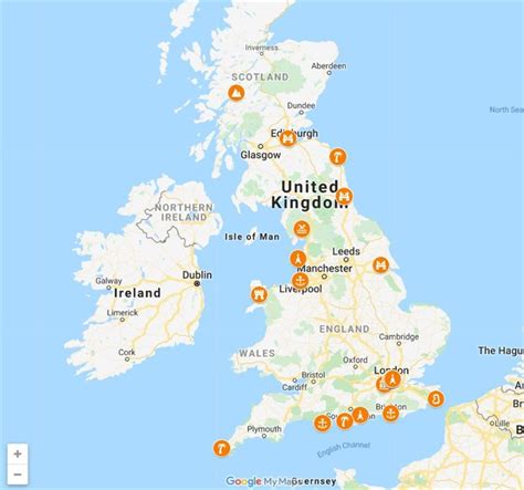 Uk Landmarks Map