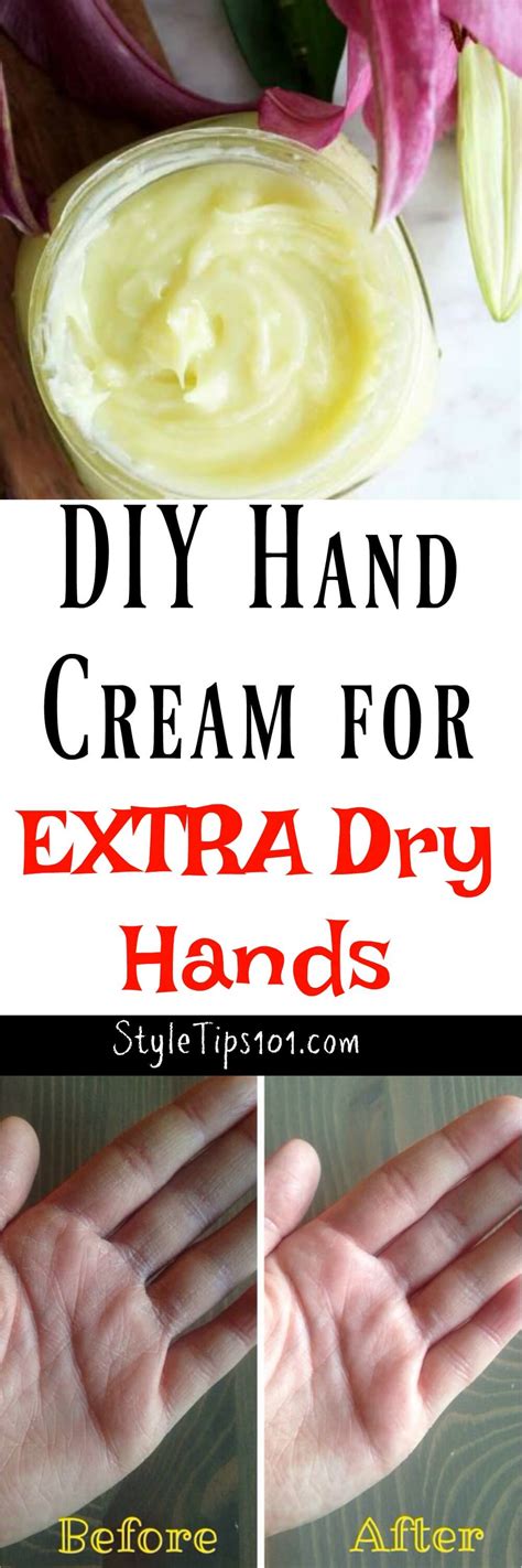 DIY Hand Cream for Extra Dry Hands