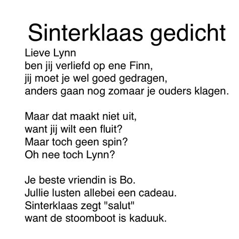 Sinterklaas Gedicht - Nart Gashi