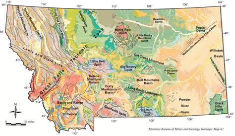 Geologic Map of Montana