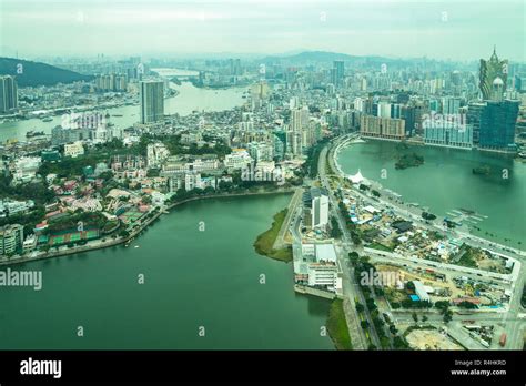 Aerial view of Macau from Macau Tower observation deck Stock Photo - Alamy