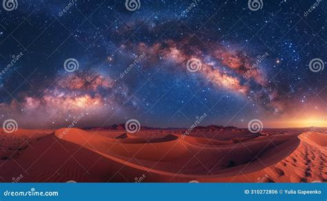 Night Sky Over Desert stock photo. Image of desolate - 310272806