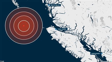 Earthquake of magnitude 6.5 strikes northwest off Canada's Vancouver Island - USGS -- Earth ...