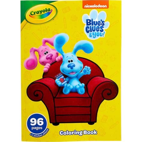 KimmyShop 30388890 Crayola Blues Clues & You Coloring Book - 96 Page, 1 ...