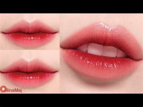 Korean gradient lips😱😍💄 | Lip tutorial, Gradient lips, Lipstick tutorial