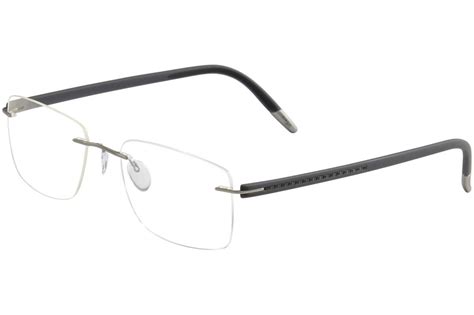 Silhouette Men's Eyeglasses SPX Signia Carbon 5461 Rimless Optical ...