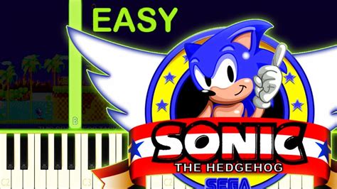 Sonic The Hedgehog | Title Screen Theme - EASY Piano Tutorial #shorts ...