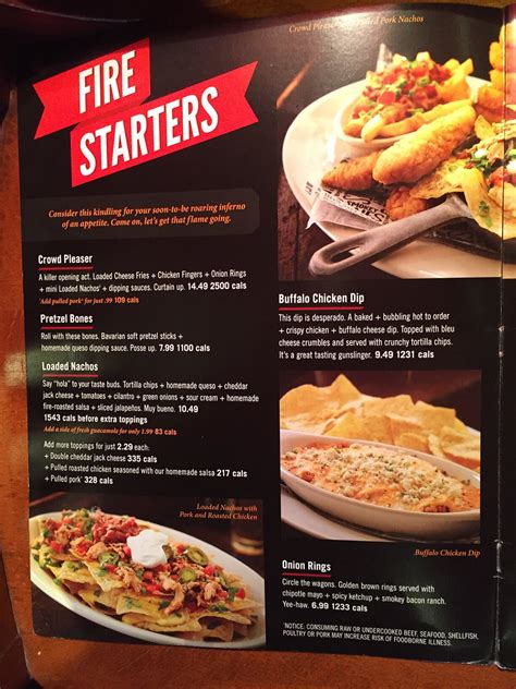 Smokey Bones Menu Prices