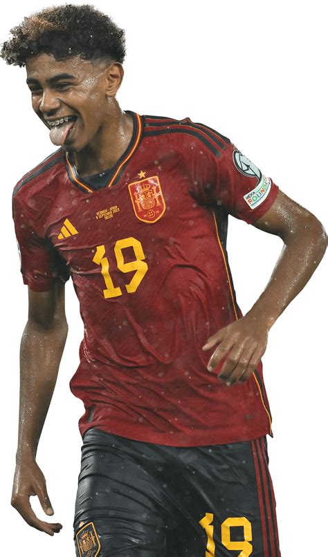 Lamine Yamal Spain football render - FootyRenders