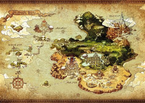 Fantasy life map by enderbowser on DeviantArt