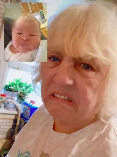 Gran's hilarious reaction to 'ugly baby' before realising she's ...