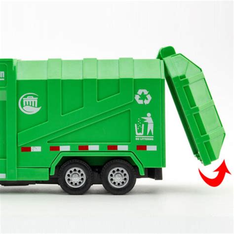 Garbage Truck Toy 1/50 Scale Diecast Rubbish Truck Model Toy Car for Boys Kids | eBay