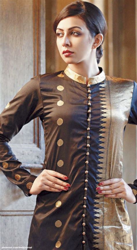 Paromita Banerjee - Kanjivaram Suit | Kurti neck designs, Silk kurti designs, Kurta neck design