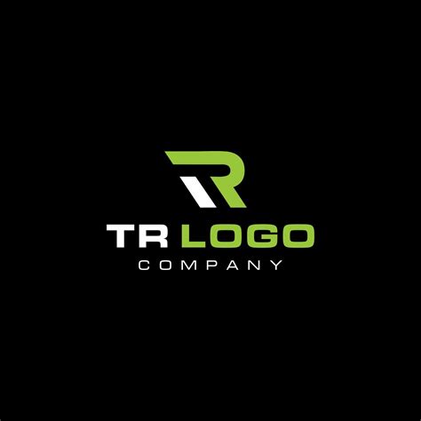 TR Logo With Negative Space Modern Design Template 2726595 Vector Art ...