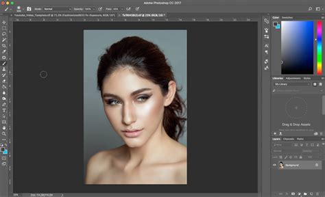 How To Change Background Color In Photoshop