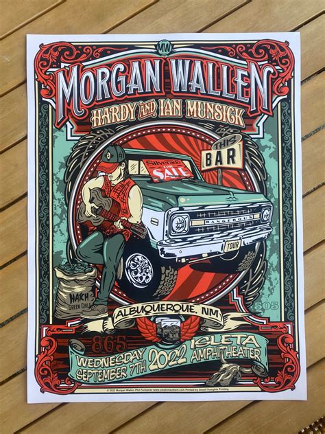 Morgan Wallen Screen Print Poster | Creative Schism