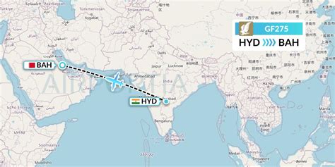 GF275 Flight Status Gulf Air: Hyderabad to Bahrain (GFA275)