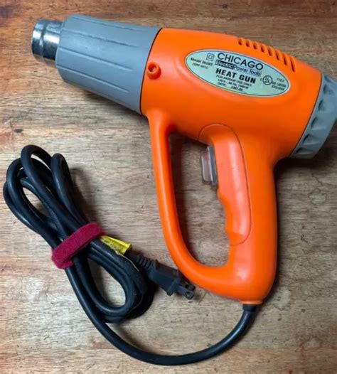 CHICAGO ELECTRIC POWER Tools Heat Gun Dual Heat Settings ITEM #96289 ...