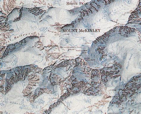 MapCarte 105/365: Mount McKinley by Bradford Washburn & Swiss Federal ...