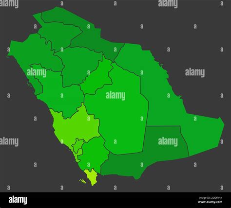 Saudi Arabia population heat map as color density illustration Stock Photo - Alamy