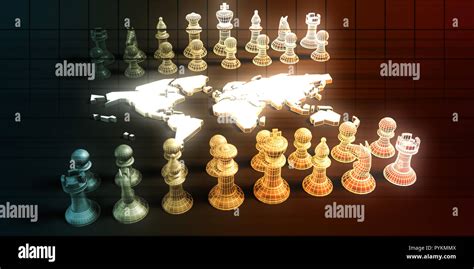 Business Tactics and Chess Game Analysis Concept Art Stock Photo - Alamy