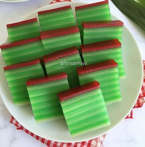 Resep Jajanan Kue Lapis Sagu Pandan yang Memanjakan Lidah