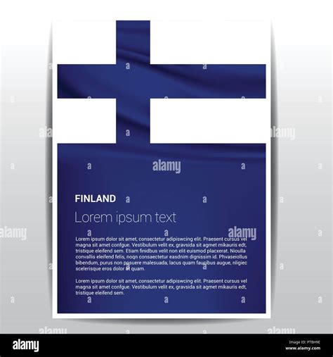 Finland flag design vector Stock Vector Image & Art - Alamy