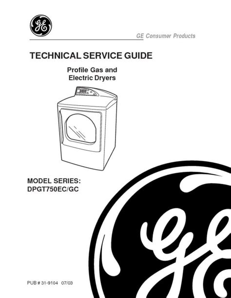 GE Harmony Dryer Service Manual Download - ApplianceAssistant.com | ApplianceAssistant.com