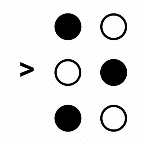 >, braille, dot, language, sign icon - Download on Iconfinder